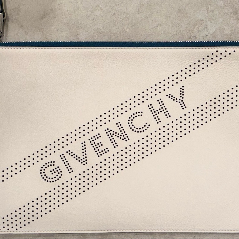 Givenchy Beige Leather Pouch